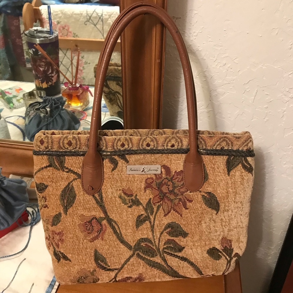 Gorgeous Isabella’s Journey Tapestry Handbag EUC